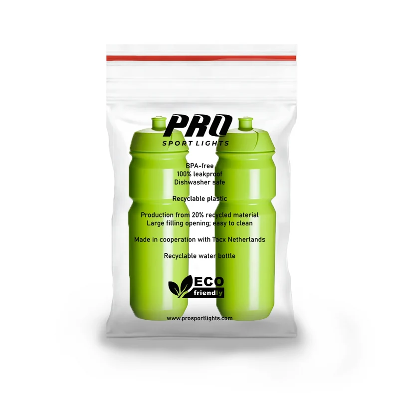 2 x Drinkbus Pro Sport Lights - 750 ml - Groen