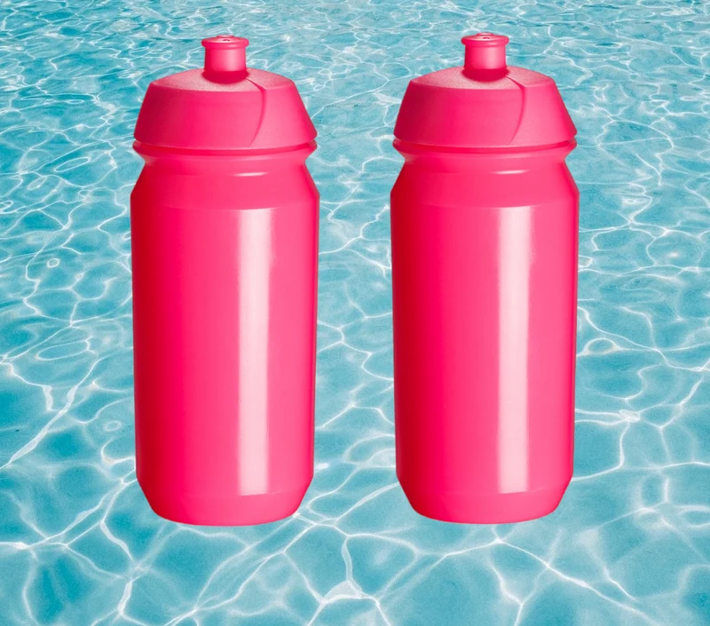 x2 Bidon Pro Sport Lights - 500 ml - Flashy Pink Roze