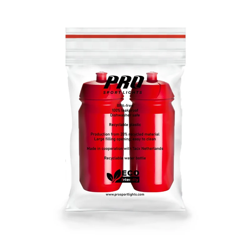 2x Drinkbus Pro Sport Lights - 500 ml - Rood
