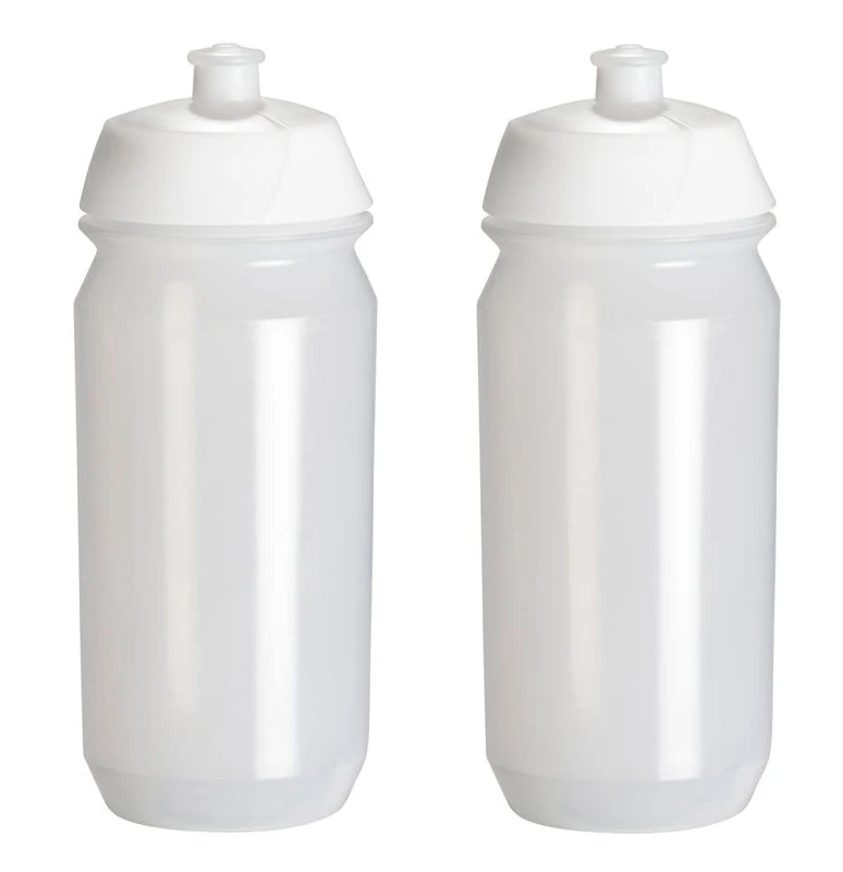2x Pro Sport Lights Bidons - 500 ml - transparant