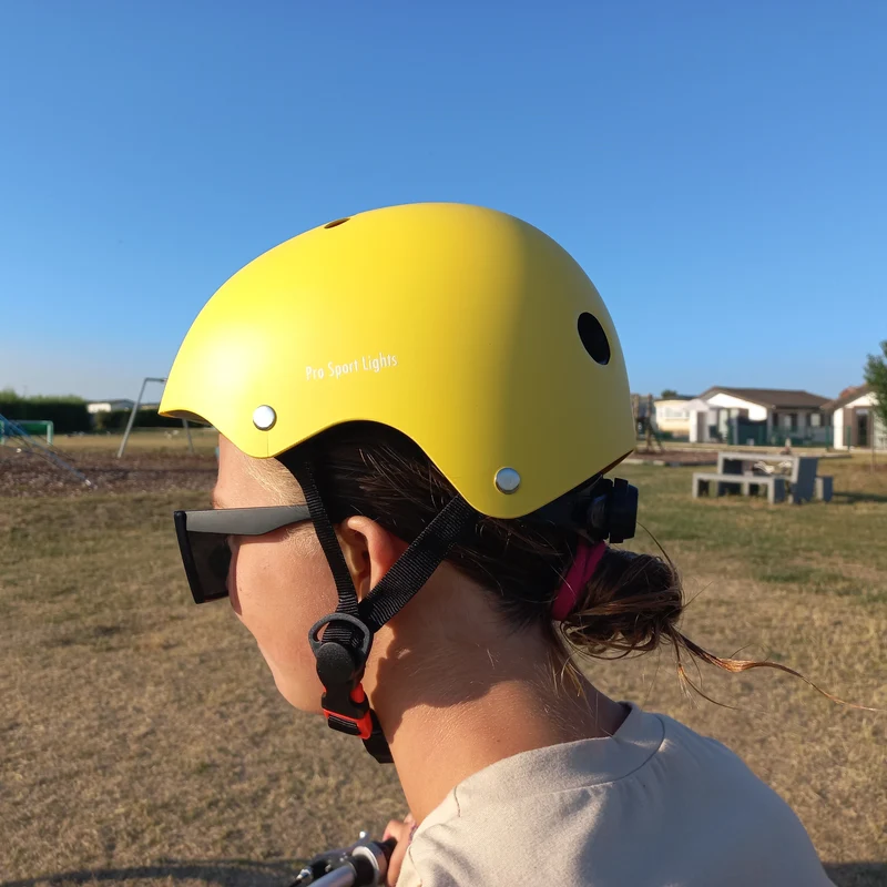 Kinderfietshelm Matt Geel