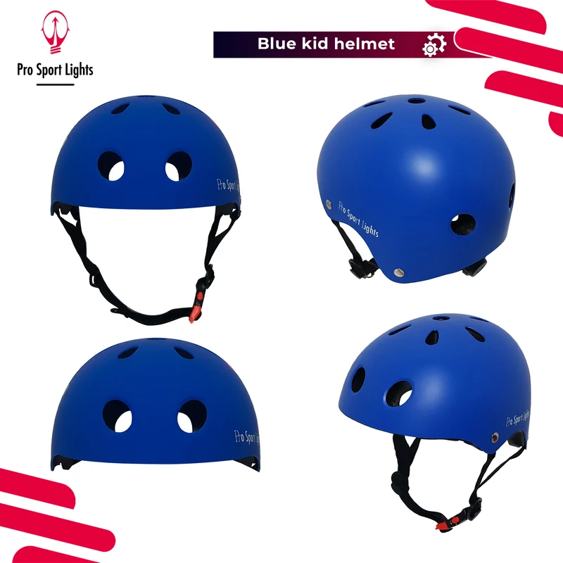 Kinderfietshelm Matt Blauw