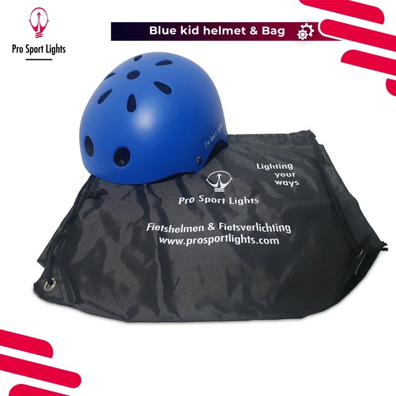 Kinderfietshelm Matt Blauw