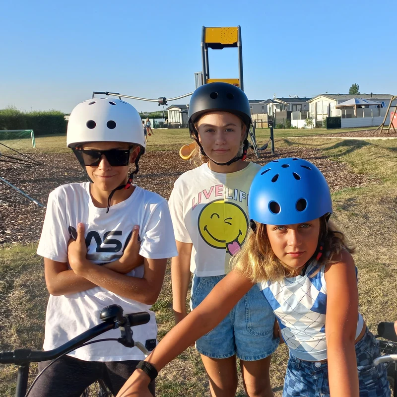 Kinderfietshelm Matt Blauw
