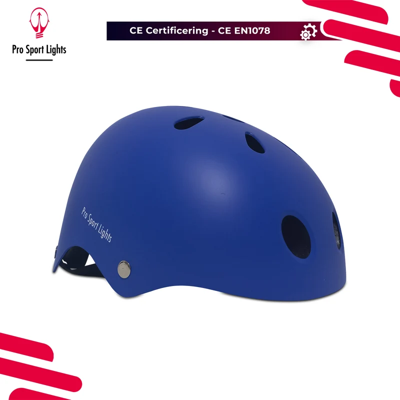 Kinderfietshelm Matt Blauw