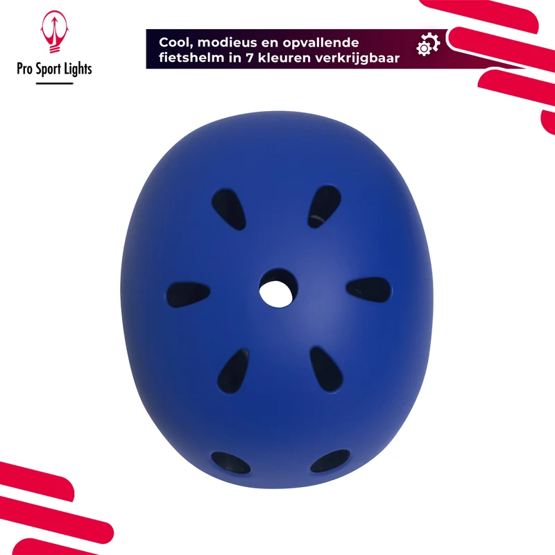 Kinderfietshelm Matt Blauw