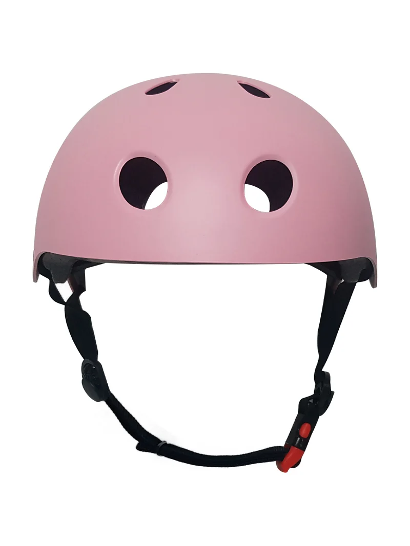 Kinderfietshelm Matt Roze