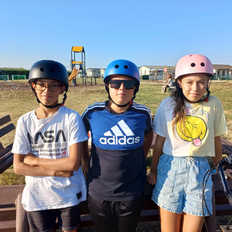 Kinderfietshelm Matt Roze