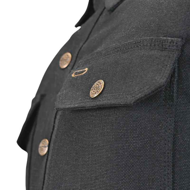 Cortech Men's Rambler Wax Cotton Motorcycle Riding Jacket