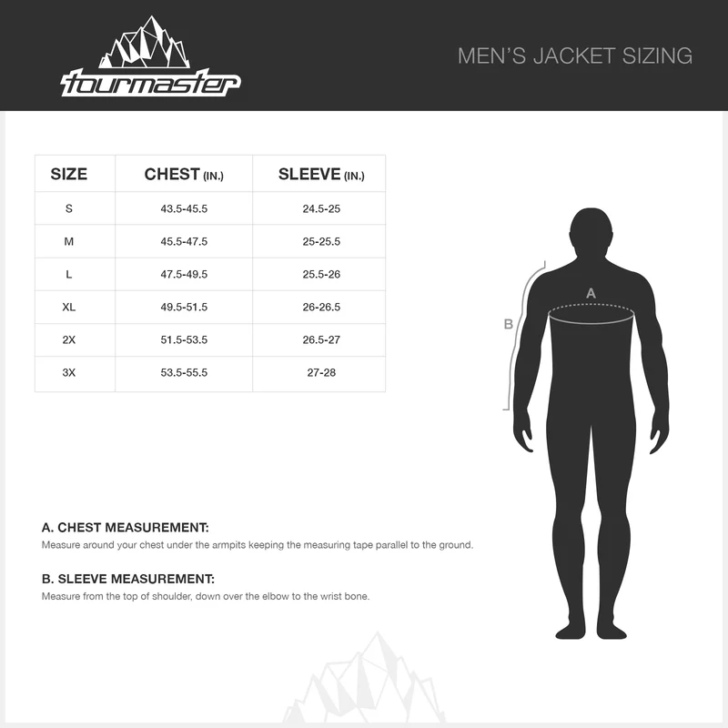 Tour Master Men's Adventure Lite Motorcycle Jacket
