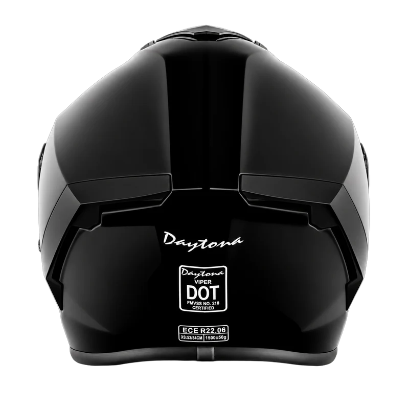 Daytona Viper Solid Full Face Motorcycle Helmet