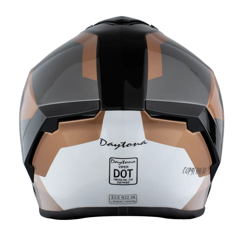 Daytona Viper Copperhead Full Face Motorcycle Helmet