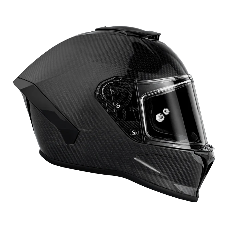 Daytona Viper Grey Carbon Fiber Full Face Motorcycle Helmet