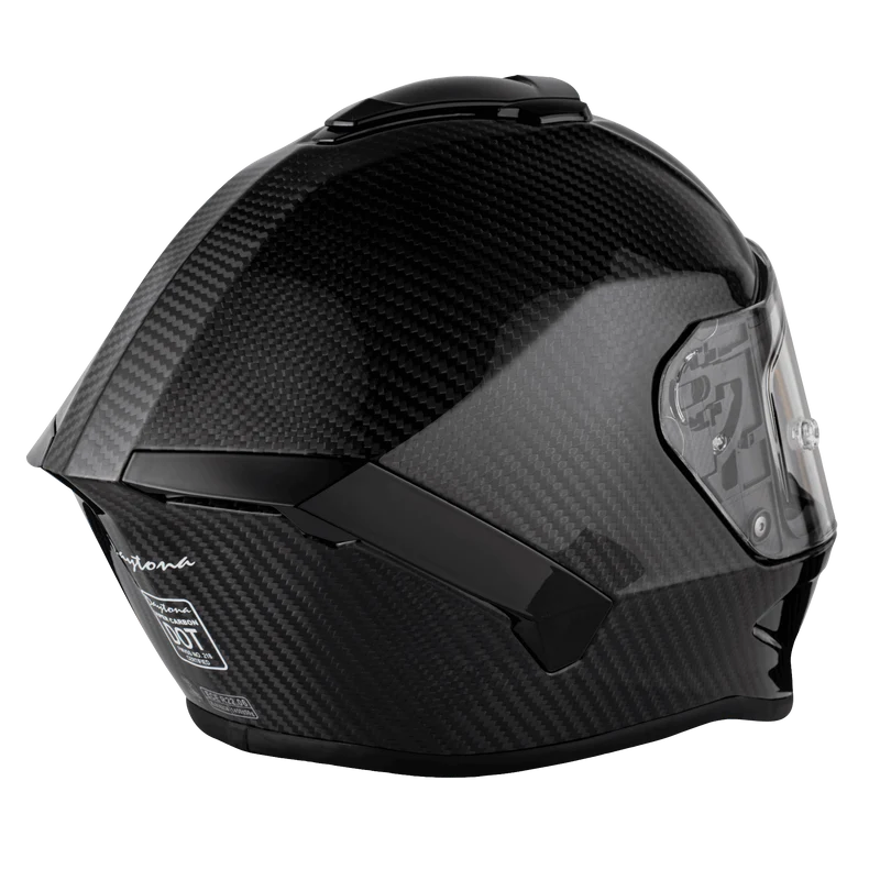 Daytona Viper Grey Carbon Fiber Full Face Motorcycle Helmet