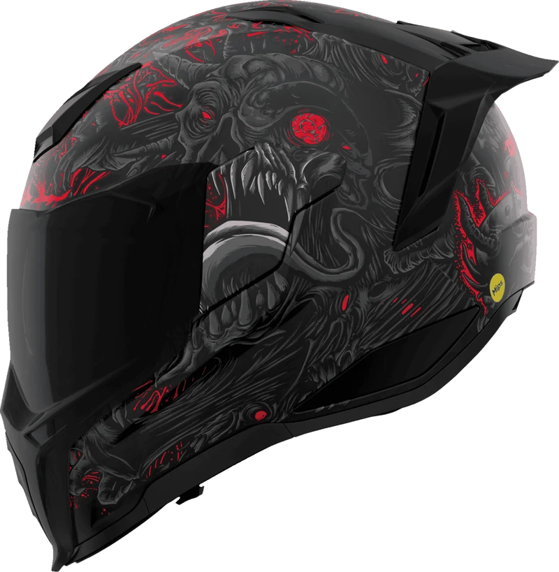 Icon Ultraflite Misanthrope Full Face Motorcycle Helmet