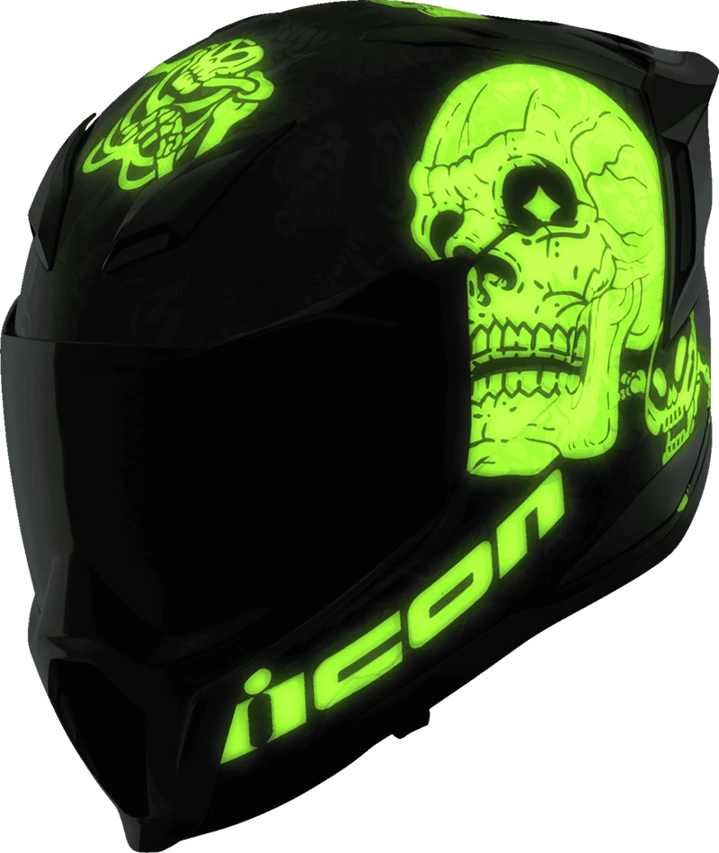 Icon Ultraflite Doodle 3 Full Face Motorcycle Helmet