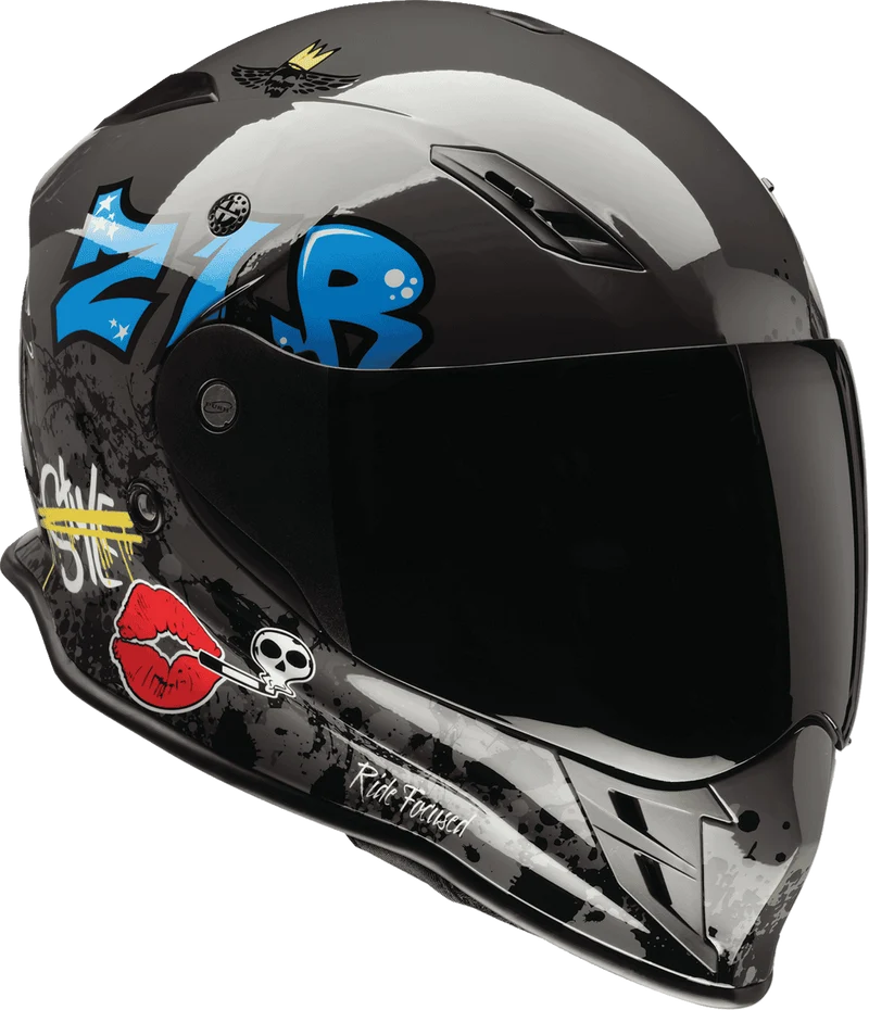 Z1R Nemesis Distro Full Face Motorcycle Helmet