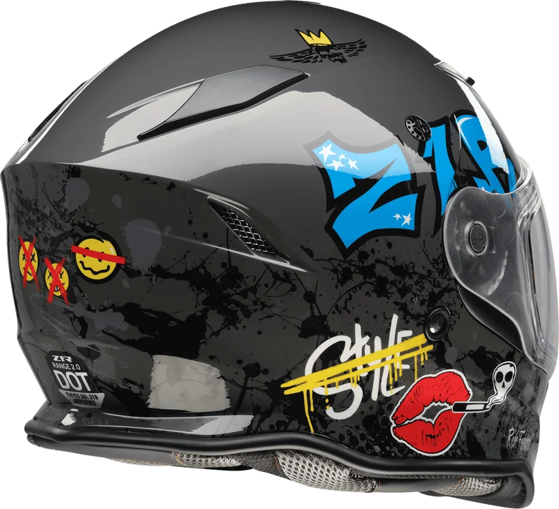 Z1R Nemesis Distro Full Face Motorcycle Helmet