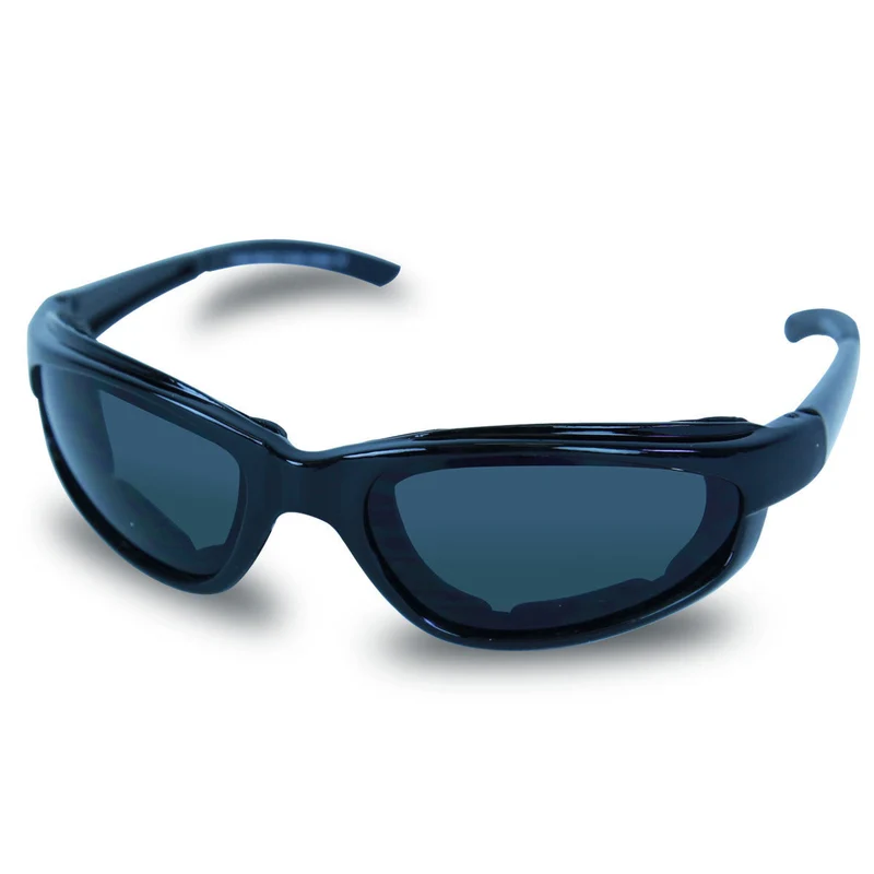 Mens SG106 Dark Smoke Biker Motorcycle Sunglasses