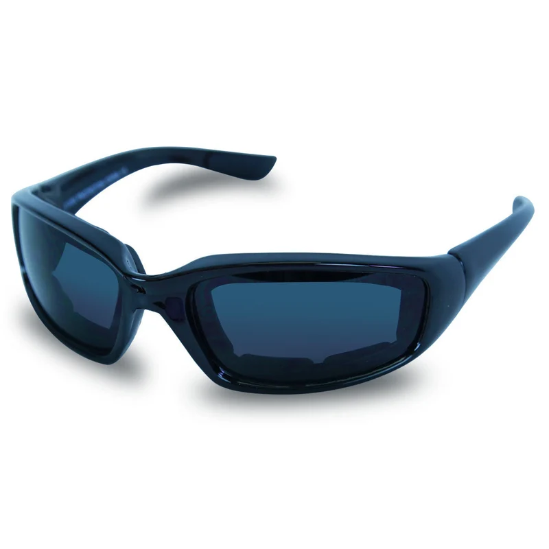 Mens SG107 Dark Smoke Biker Motorcycle Sunglasses