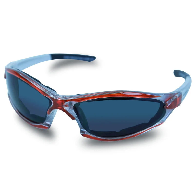 Mens SG108 Dark Smoke Biker Motorcycle Sunglasses