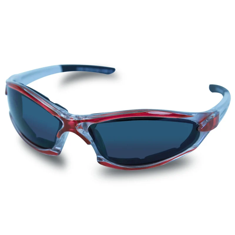 Mens SG108 Dark Smoke Biker Motorcycle Sunglasses