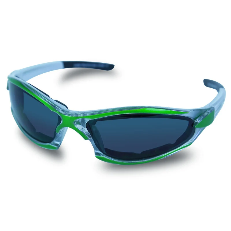 Mens SG108 Dark Smoke Biker Motorcycle Sunglasses