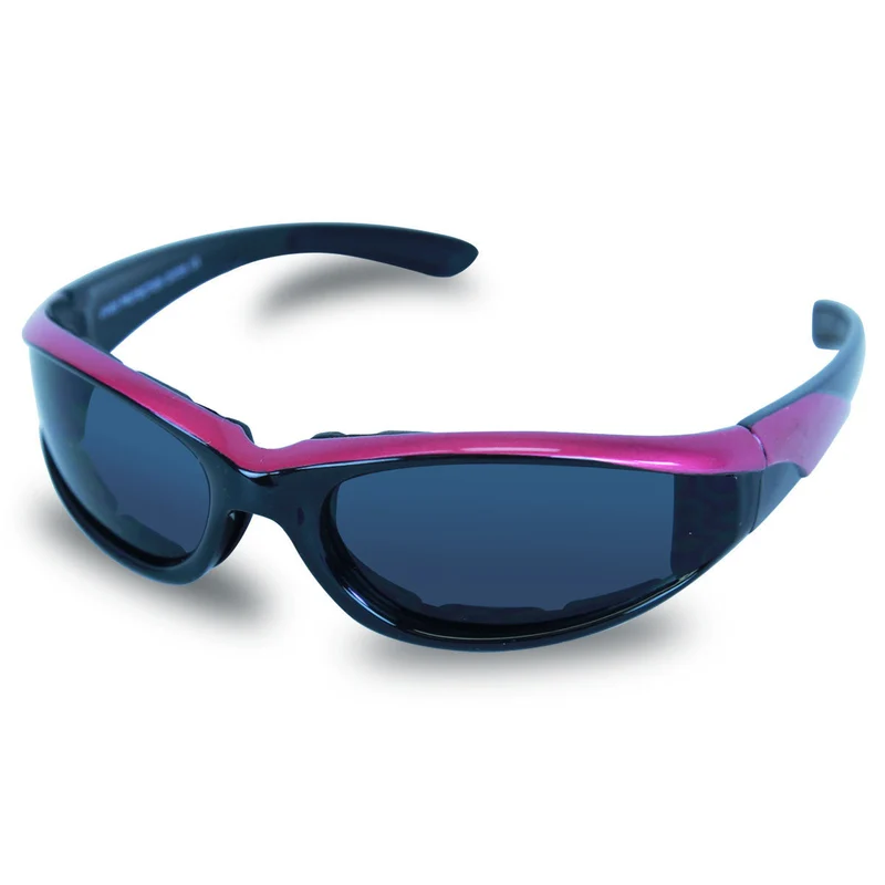 Mens SG101 Dark Smoke Biker Motorcycle Sunglasses