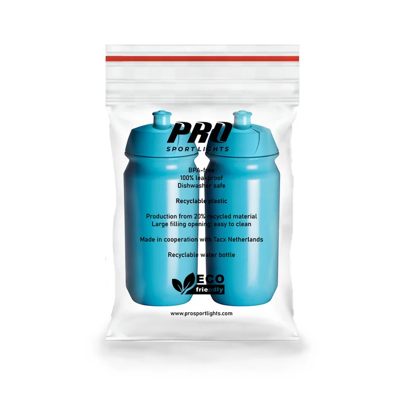2x Drinkbus Pro Sport Lights - 500 ml - Lichtblauw