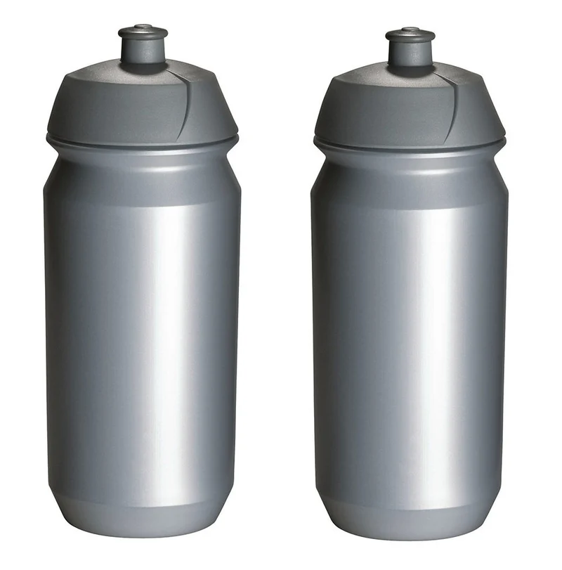 2 x Pro Sport Lights Bidon - 500 ml - Zilver