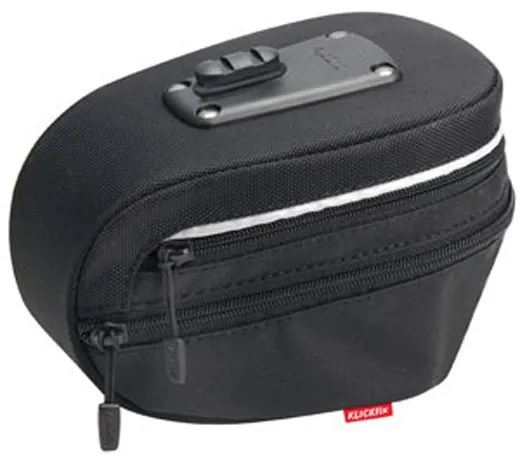 KLICKfix Micro Sport 200 Satteltache schwarz expandable Fahrradtasche