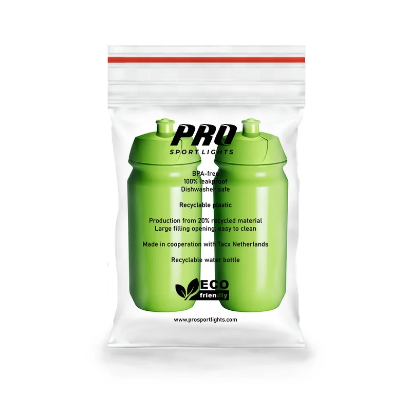 2 x Drinkbus Pro Sport Lights - 500 ml - Groen