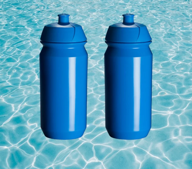 2 x Pro Sport Lights Bidon - 500 ml - Blauw