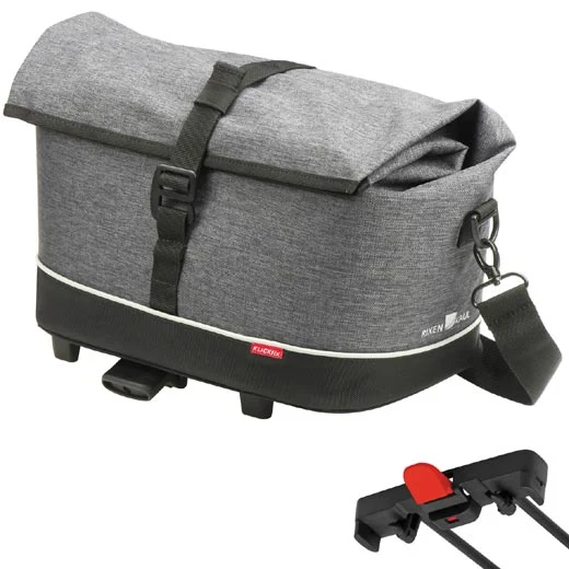 Rixen & Kaul KLICKfix Rackpack CITY für racktime grau Gepäckträgertasche