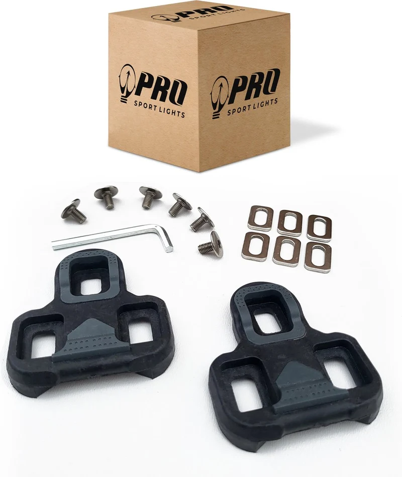 Schoenplaatjes Pro Sport Lights Look Keo - 4.5° - Zwart Race Grip Cleats - Anti Slip