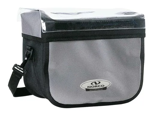NORCO KLICKfix YUKON Lenkertasche grau-schwarz Fahrradtasche
