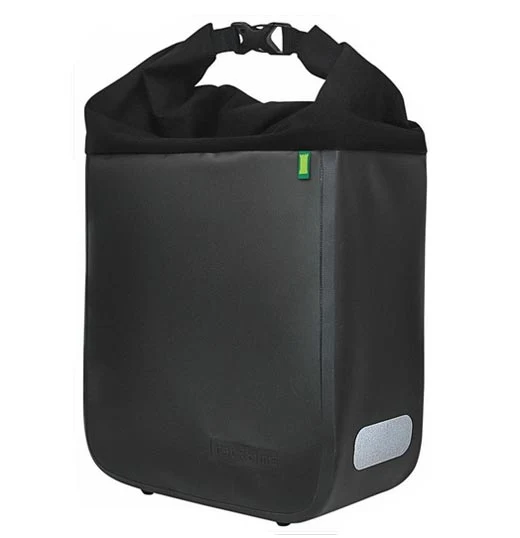 racktime DONNA Rolltasche 15 Liter onyx-schwarz Fahrradtasche Back