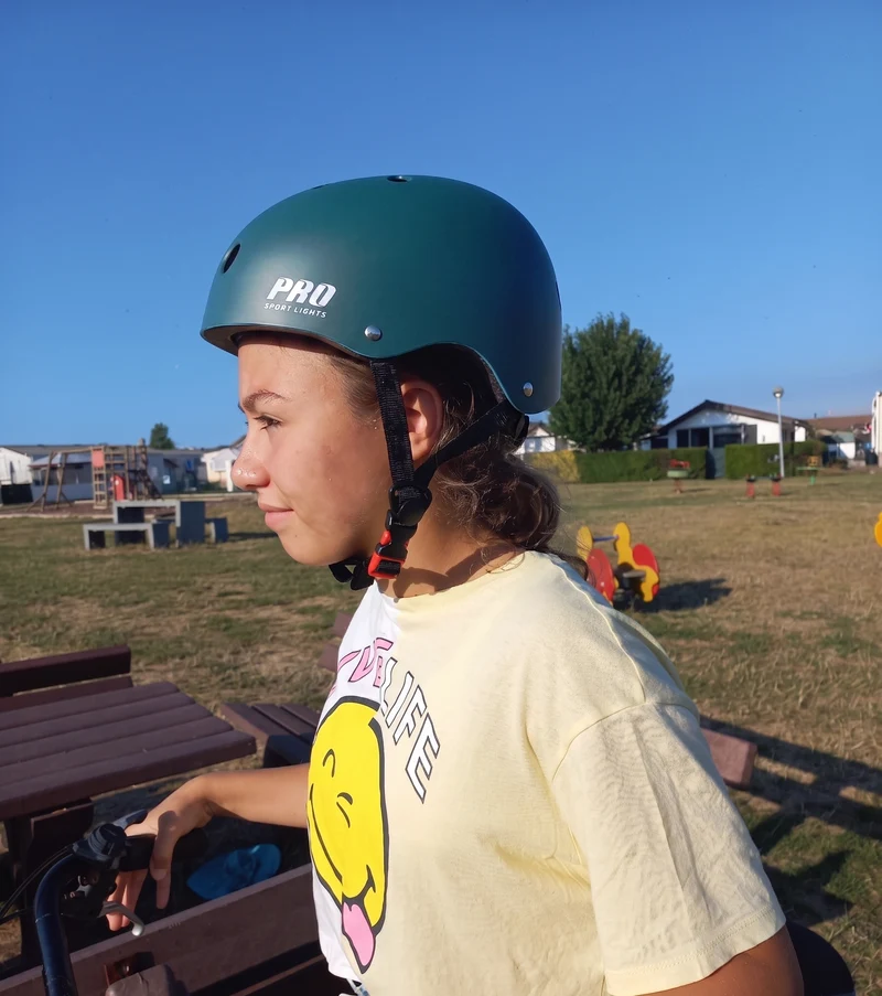 Fietshelm Pro Sport Lights Kinderen Skate - Army Green