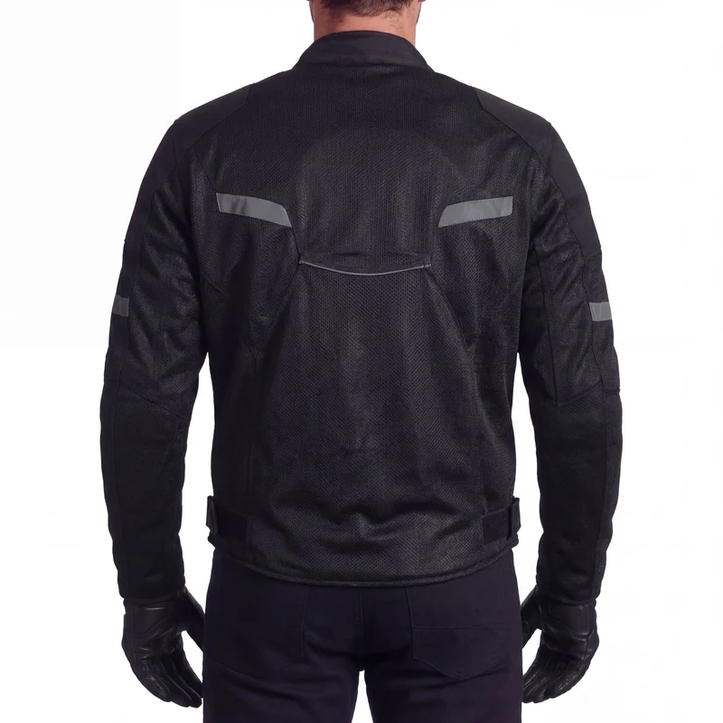 Advance Vance Mens All Weather Season CE Armor Mesh Motorcycle Jacket