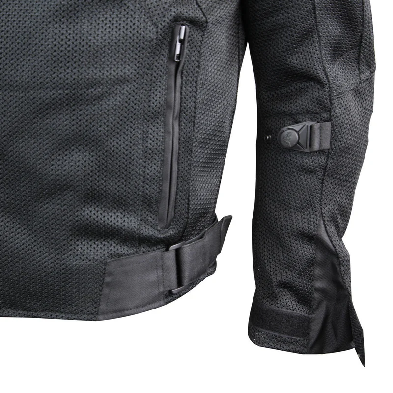 Advance Vance Mens All Weather Season CE Armor Mesh Motorcycle Jacket