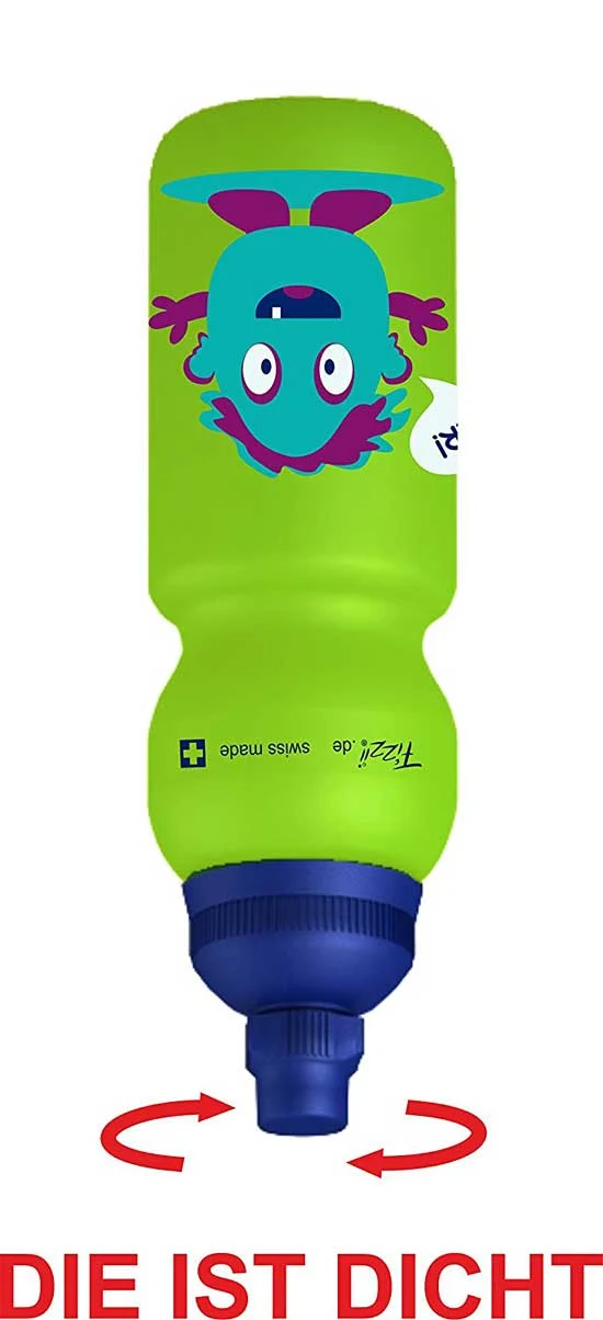 FIZZII Trinkflasche Plastik 330ml Monster Kids (Swiss made) Auslaufsicher