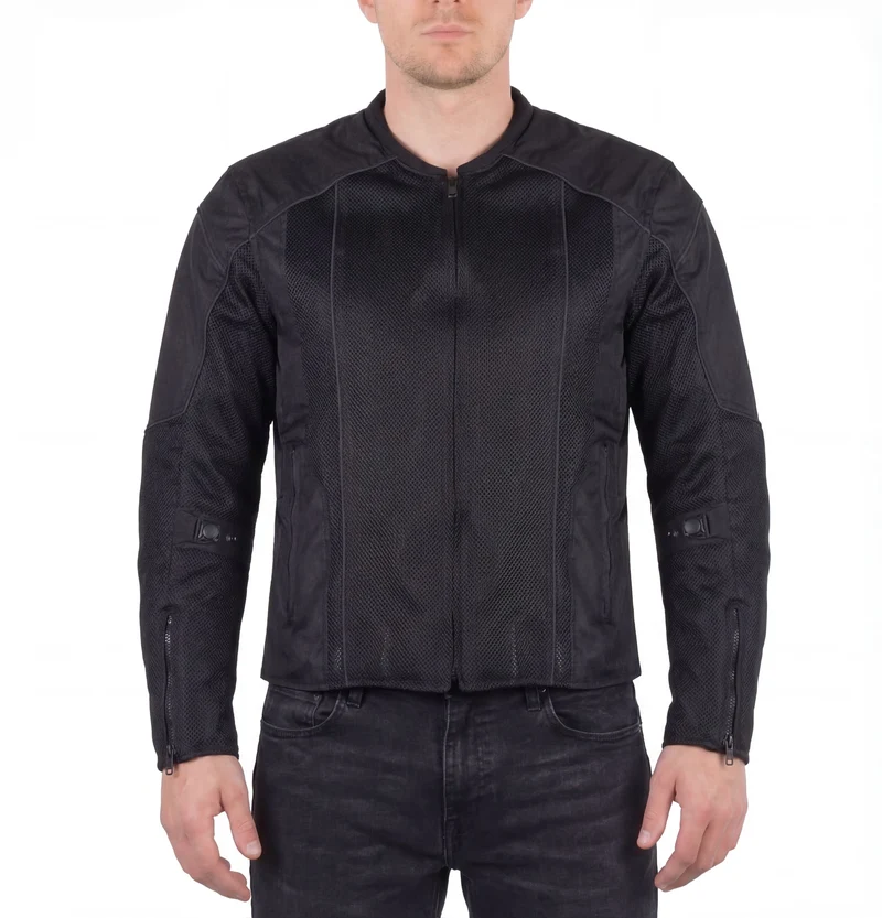 Vance Men's 3-Season Mesh/Textile CE Armor Motorcycle Jacket