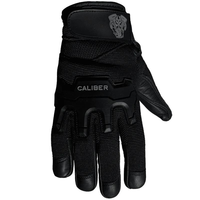Caliber Men's Textile Motorcycle Gloves with Touch Capability