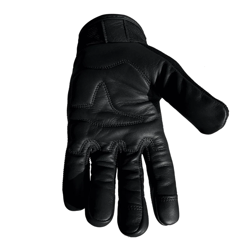 Caliber Men's Textile Motorcycle Gloves with Touch Capability