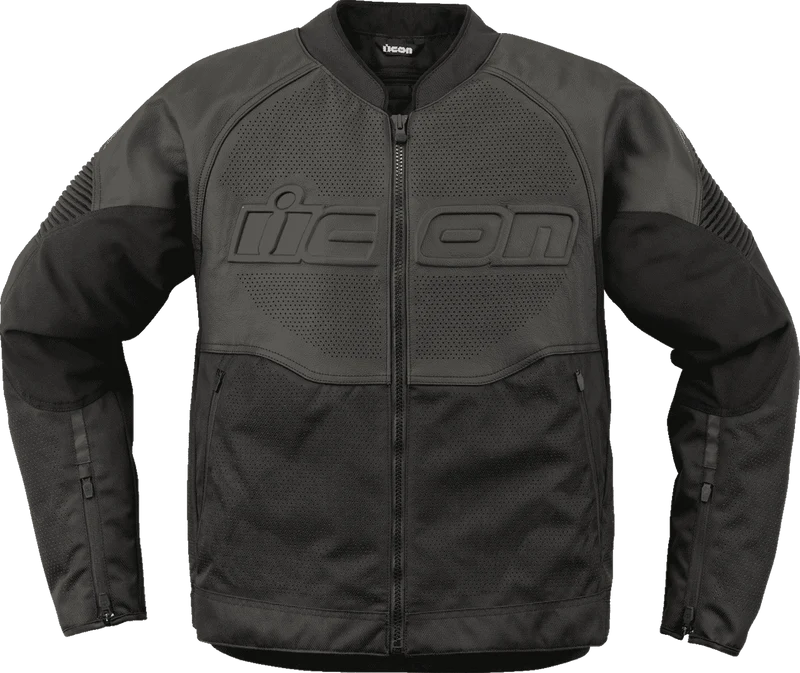Icon Men's Overlord 3 CE Motorcycle Leather Jacket