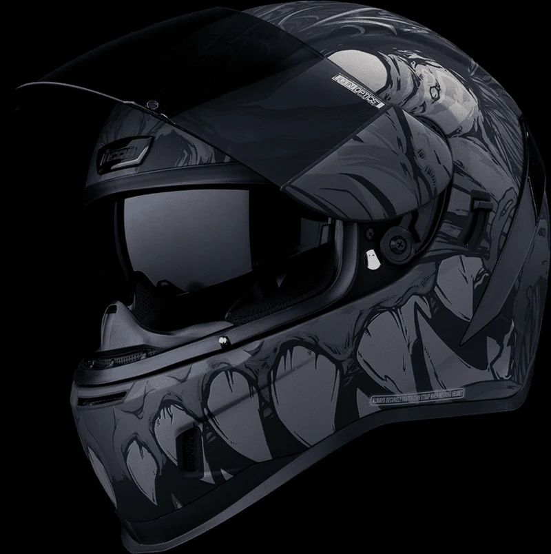 Icon Airform Mips Manik'RR Dark Black Full Face Motorcycle Helmet