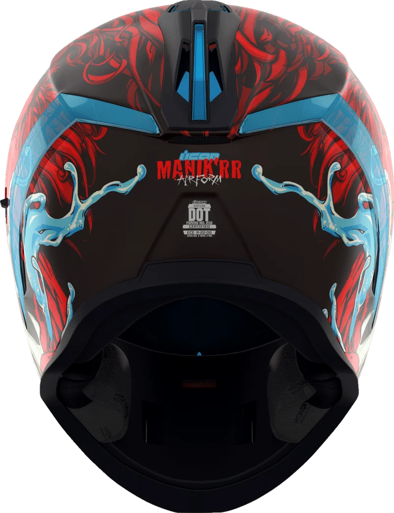 Icon Airform Mips Manik'RR Red Full Face Motorcycle Helmet