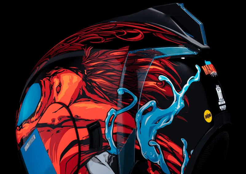 Icon Airform Mips Manik'RR Red Full Face Motorcycle Helmet