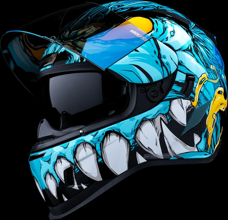 Icon Airform Mips Manik'RR Light Blue Full Face Motorcycle Helmet