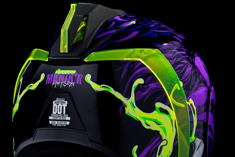 Icon Airform Mips Manik'RR Purple Full Face Motorcycle Helmet